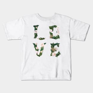 LOVE in bloom Kids T-Shirt